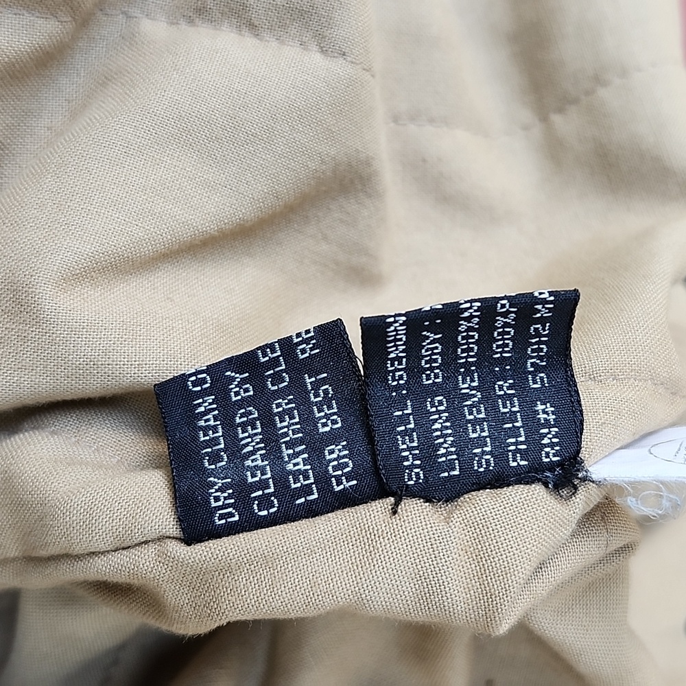 VTG PETER ENGLAND 1980's AVIATION MISSION CLASSIC LEATHER BOMBER JACKET - Picture 7 of 10